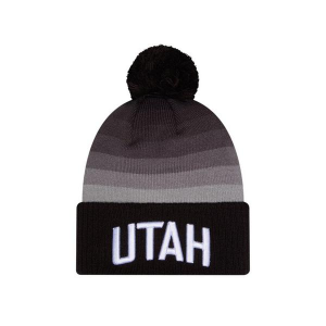 Kids' Utah Jazz New Era 2025 City Edition Knit Beanie One Size Black