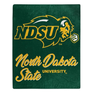 TheNorthwest North Dakota State Bison Signature Raschel Throw Blanket