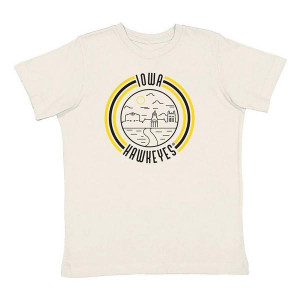 USCAPE Girls' Iowa Hawkeyes 90's Flyer T-Shirt
