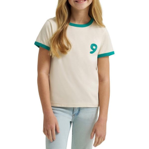 Girls' Wrangler X Lainey Wilson Hearts Dreams Ringer Shirt Small White