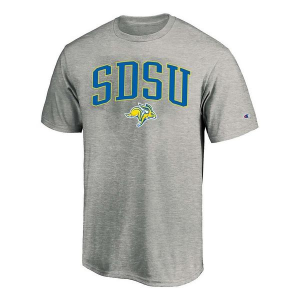 South Dakota State Jackrabbits Eternal Fortune Fashion Arch Logo T-Shirt XLarge Tall Heather Grey