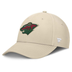 Minnesota Wild Fanatics Stretch Adjustable Hat L/XL Natural