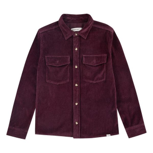 Kids' abercrombie kids Fine Wale Corduroy Long Sleeve Button Up Shirt 7/8 Fig