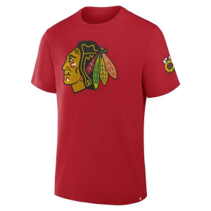 Chicago Blackhawks Fanatics Hat Trick T-Shirt Medium Red