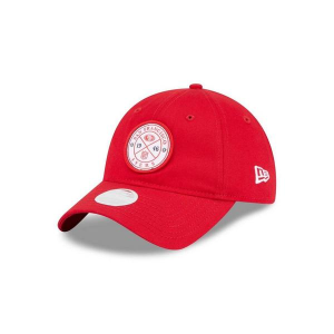 Women's San Francisco 49ers New Era Bloom 9Twenty Adjustable Hat One Size Red