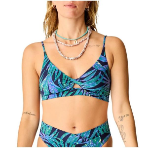 Women's Carve Designs Elba Swim Bikini Top Sporty Medium D/DD A/C Blue Oasis