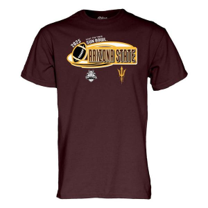 Arizona State Sun Devils Blue 84 Bowl Bound T-Shirt Small Maroon