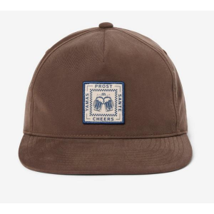 TravisMathew Cheers Golf Snapback Hat One Size Chocolate Brown