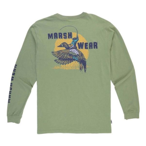 Men's Marsh Wear Mallard Rodeo Long Sleeve T-Shirt Medium Loden