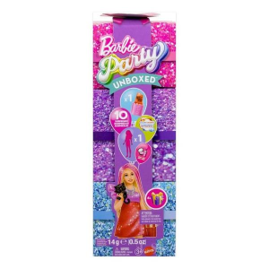 Barbie 2025 Party Unboxed Glam Surprise Doll