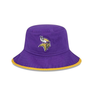 Kids' Minnesota Vikings New Era Mini Bucket Hat One Size Purple