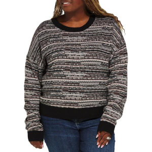 Women's Thread & Supply Pullover Sweater Hester 2X Black Brown