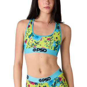 Women's PSD Sports Bra Small Yellow