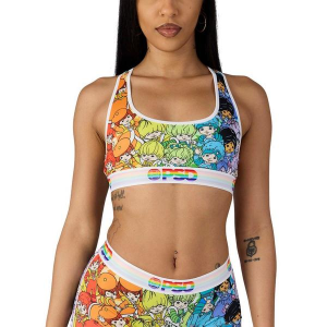 Women's PSD Rainbow Sports Bra Small Bright