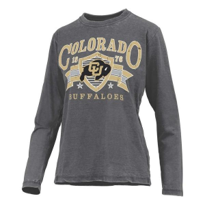 Colorado Buffaloes Pressbox Women's Windsor T-Shirt Medium Black