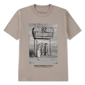 Kids' abercrombie kids Race Car Photo T-Shirt 15/16 Taupe