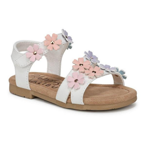 Girls' Blowfish Malibu Sunflower Sandals Toddler 9T White/Tan