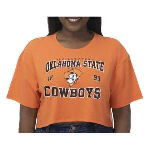 Oklahoma State Cowboys ZooZatZ Women's Box Strong Crop XLarge Orange