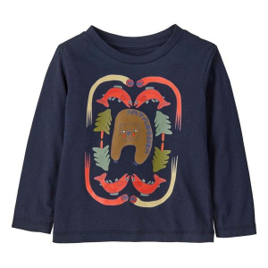 Patagonia Graphic Long Sleeve T-Shirt Toddler 2T New Navy