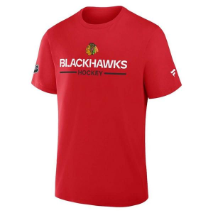 Chicago Blackhawks Fanatics 2025 Authentic Pro Primary T-Shirt Medium Red