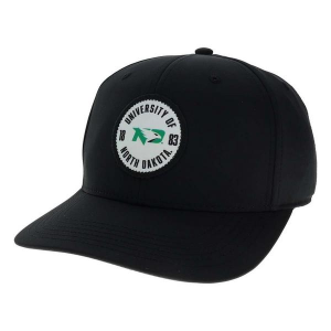 North Dakota Fighting Hawks Legacy Bowler Stretch Fit Hat S/M Black