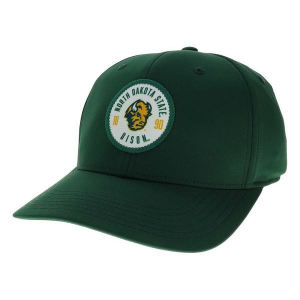 North Dakota State Bison Legacy Bowler Stretch Fit Hat S/M Dark Green
