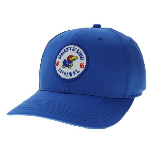 Kansas Jayhawks Legacy Bowler Stretch Fit Hat M/L Royal