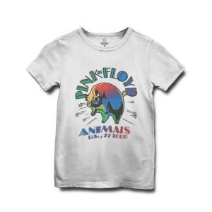 Kids' Junk Food Pink Floyd T-Shirt Medium Vintage White