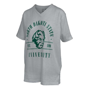 North Dakota State Bison Pressbox Women's Sloan T-Shirt Medium Grey Heather