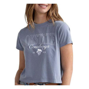 Oklahoma State Cowboys Chicka-D Women's Cliff Notes T-Shirt Medium Ocean