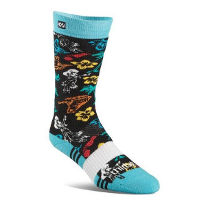 Women's Thirty Two Boots Women's Merino Socks Mid Calf Snowboarding Socks Small Aqua