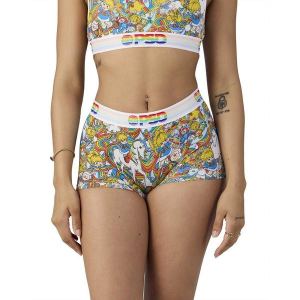 Women's PSD Rainbow Twist Boy Shorts Underwear Small Multi