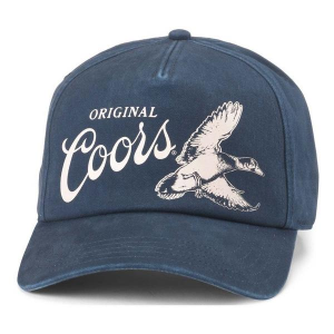 American Needle Original COORS Walker Snapback Hat One Size Navy