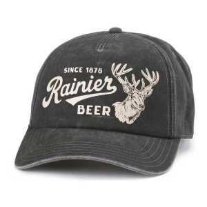 American Needle Rainier Walker Snapback Hat One Size Black