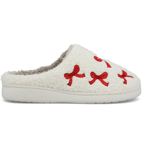 Women's MIA Cozi Casual Slippers Regular 8 Red Bow