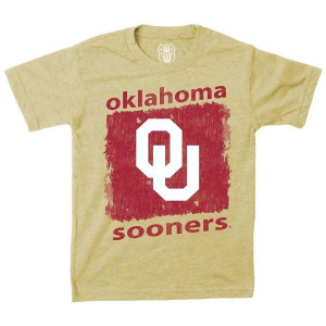 Oklahoma Sooners Wes and Willy Tatted Kids' T-Shirt Medium Stone