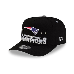 New England Patriots New Era 9FIFTY A-Frame AFC Conference Champions Snapback Hat One Size Black