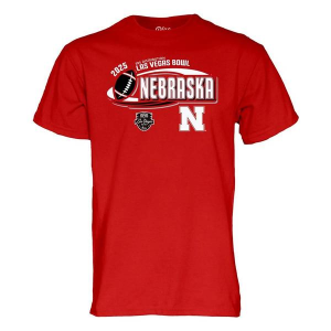 Nebraska Cornhuskers Blue 84 Bowl Bound T-Shirt Medium Red