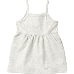 Girls' Little Bipsy Jersey Tank Dress 0/3 mo. Light Heather Grey