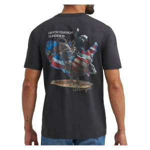 Men's Wrangler Graphic Exercise Your Right T-Shirt Large Phantom