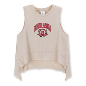 ZooZatZ Girls' Nebraska Cornhuskers Flowy Tank