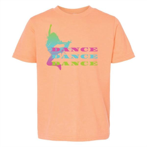 Girls' Park Bench Apparel Dance Dance Dance T-Shirt Medium Orange