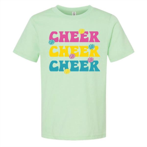 Girls' Park Bench Apparel Cheer Cheer Cheer T-Shirt Medium Green