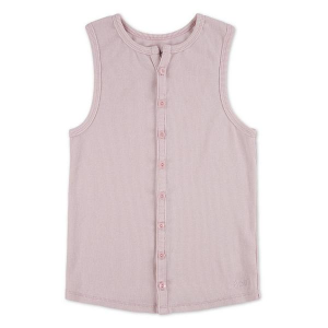 Girls' abercrombie kids Pullover Sweater Faux Button 15/16 Chalk Pink