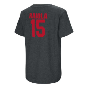 Nebraska Cornhuskers Colosseum Dylan Raiola #15 Name & Number Kids' T-Shirt Medium Black