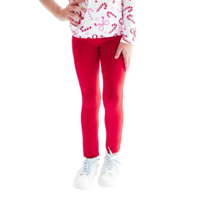 Girls' Mila & Rose Solid Leggings Toddler 3T Red
