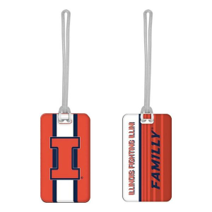 Wincraft Illinois Fighting Illini Acrylic Bag Tag