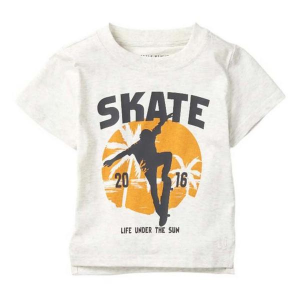 Little Bipsy Stake T-Shirt Baby 3/6 mo. Grey Heather