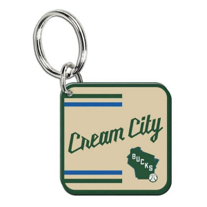 Wincraft Milwaukee Bucks 2025 City Edition Premium Acrylic Key Ring