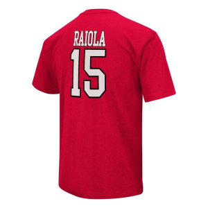 Nebraska Cornhuskers Colosseum Football Dylan Raiola #15 Name and Number T-Shirt Medium Red